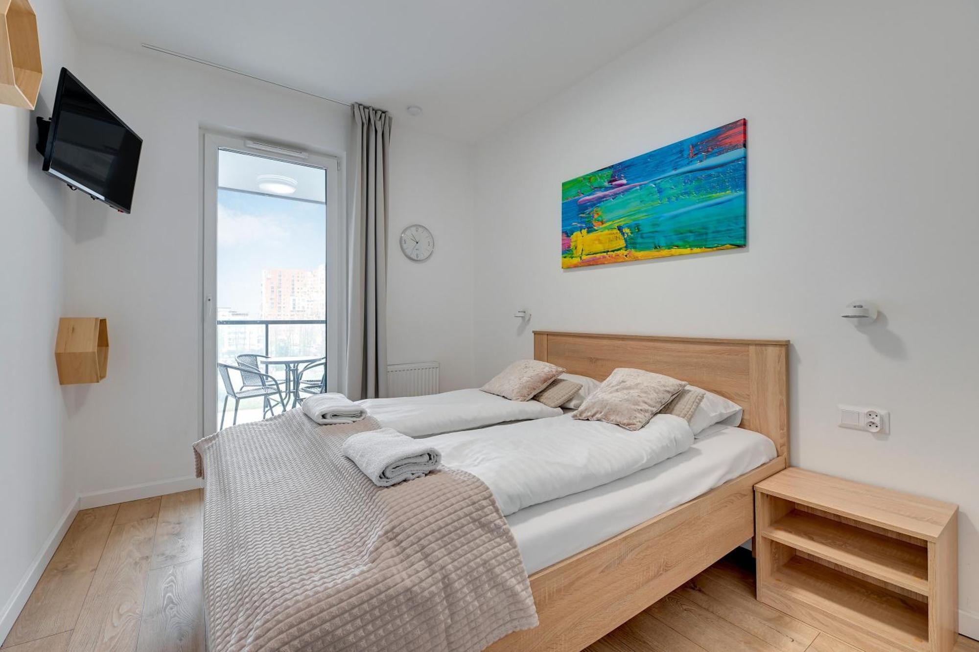 Apartament Nadmorskie Spektrum & Parking Gdansk Ngoại thất bức ảnh