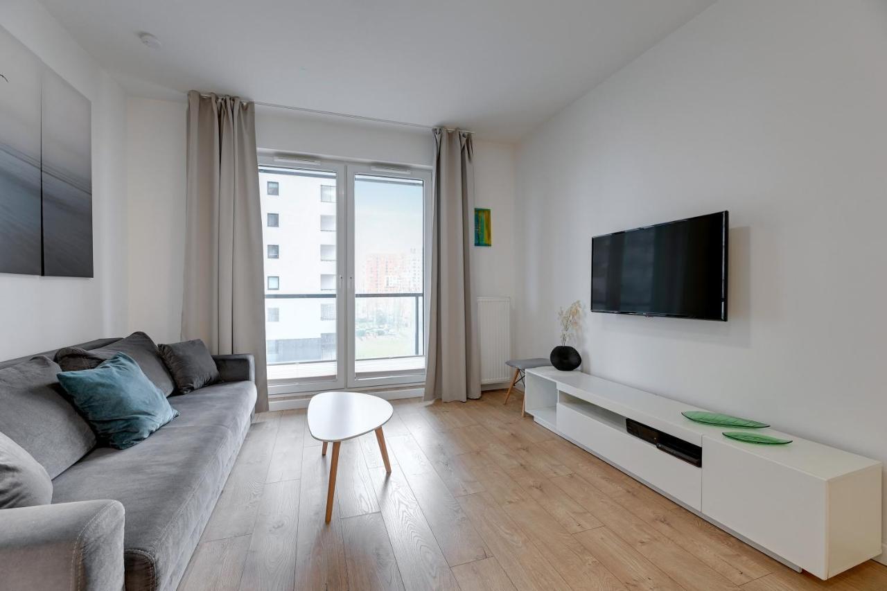 Apartament Nadmorskie Spektrum & Parking Gdansk Ngoại thất bức ảnh